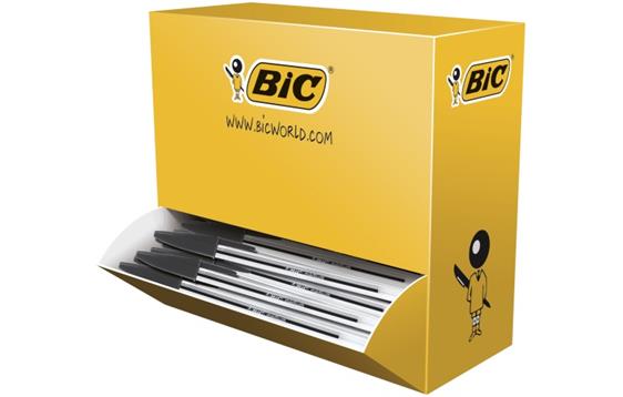 779389 BIC 896040 Kulepenn BIC Cristal M sort (100) 